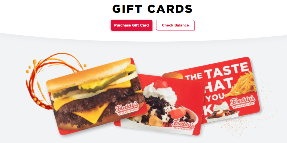 Freddy's Gift Card Balance