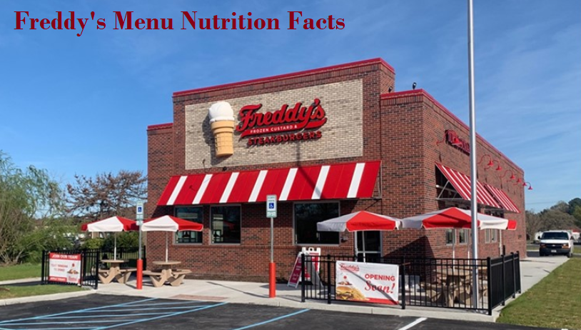 Freddy's Menu Nutrition