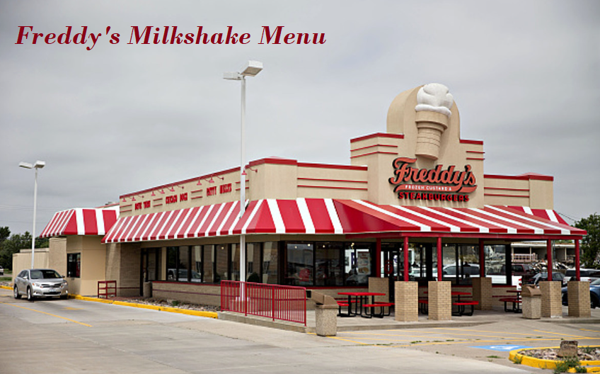 Freddy's Milkshake Menu