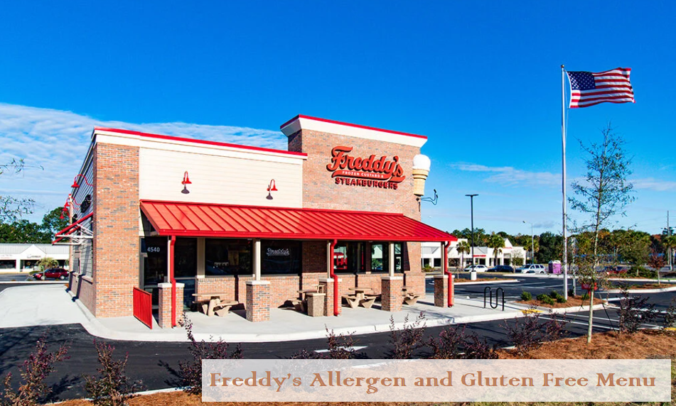 Freddy’s Allergen and Gluten Free Menu