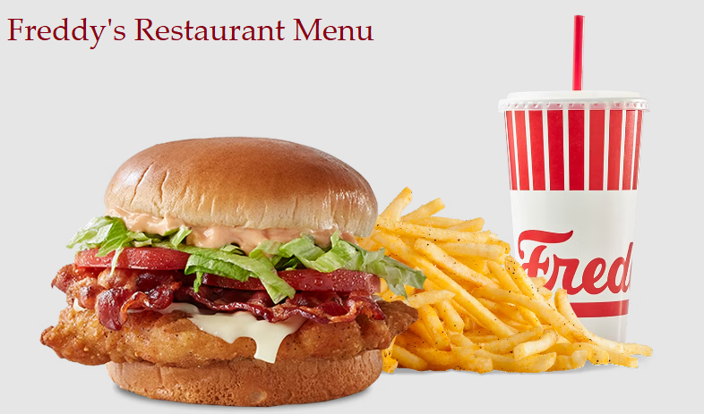 Freddy's Restaurant Menu